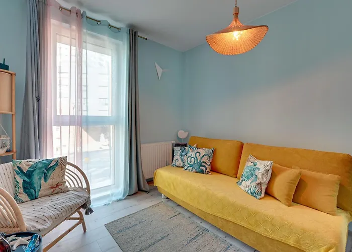 Daire Seagull With The Terrace And Free Parking Gdansk